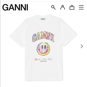 Ganni Smiley Shirt